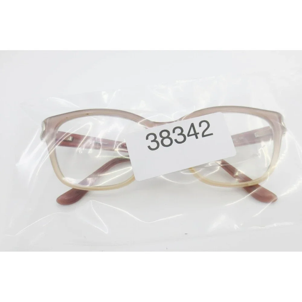 Salvatore Ferragamo SF2734 607 Brown Tan Cat Eye Eyeglasses Frames Italy